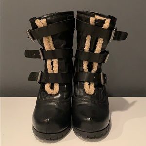 Simply Vera by Vera Wang Black Bootie Heals